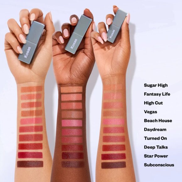 Kosas Weightless Lip Color Nourishing Satin Lipstick | Turned On | NEW MAKEUP - Picture 5 of 5